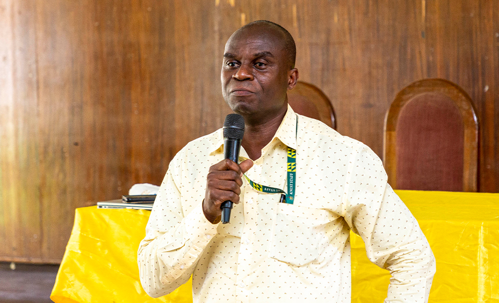 Head of KNUST Security Services, Lt. Col. Richard Cobba-Eshun.